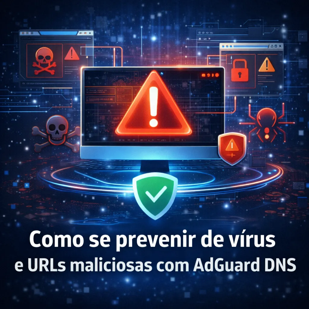 Como se prevenir de vírus e URLs maliciosas com AdGuard DNS